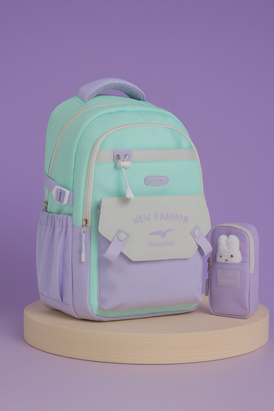 nacar çarşı Çocuk Lila Renkli Kore Tarzı İthal Su Geçirmez Okul Sırt Çantası ...