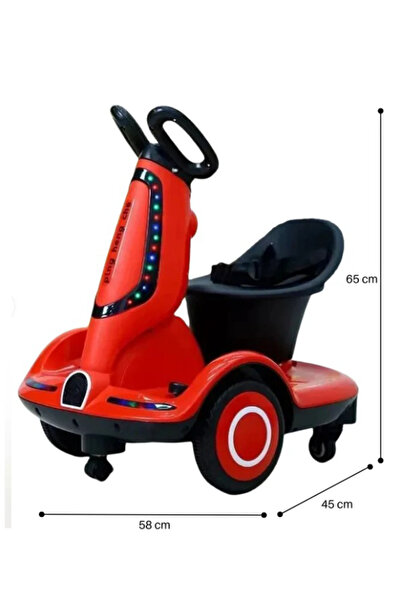 Generica Smart 4-Wheel Electric Scooter for Kids with Seat and LED Lights for Ages 2-8