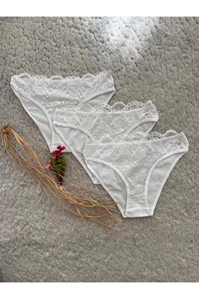 Nobel Women's 3-Piece Lace Panties Set