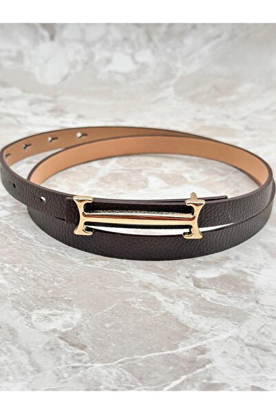 Desre Moda Χρυσή αγκράφα Λεπτή ζώνη φόρεμα Ζώνη πουκάμισο Ζώνη παλτό Ζώνη παντελόνι