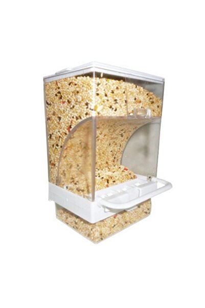 Gardenmix وعاء طعام الطيور الذكي من جنرال ماركز مع وعاء أساسي أبيض (10-7,5)-14,5 سم