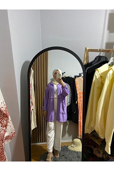 Sitrin Lila kapüşonlu