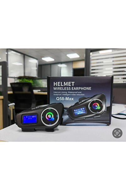 DIJITOOL Q58 Max Dijitool Kablosuz Motosiklet Kaskı İnterkom Çift Sürücü İletişimi 500m Stereo Mp3 FM Radyo