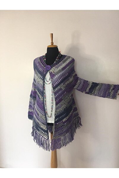 drt tasarım El Örgüsü Boho Tasarım Kadın Kışlık Kombin Hırka