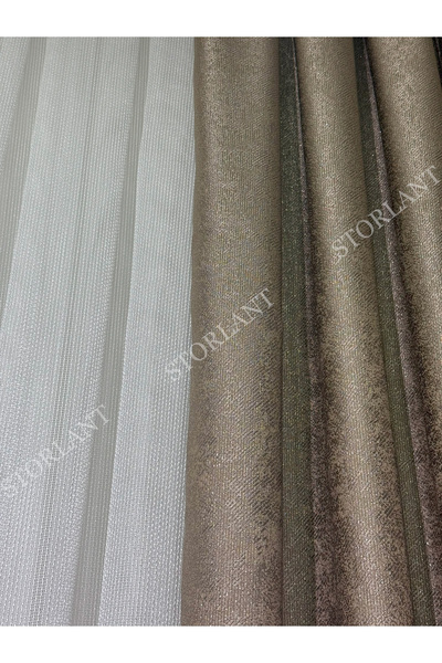 Storlant Glitter Background Curtain with Gilding Effect L 1/3 Tight Pleat L Accessory Gift L Single Wing