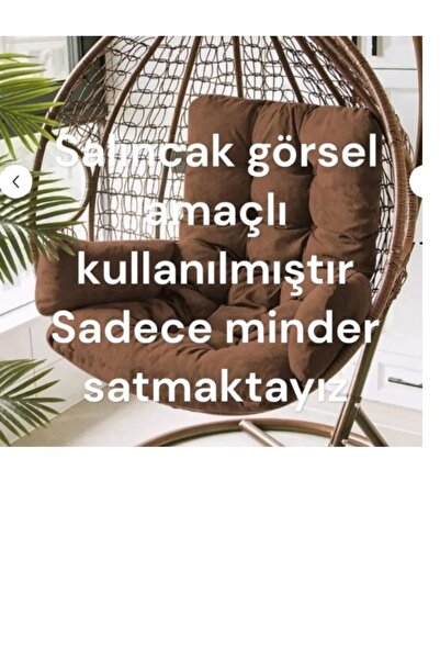 Genel Markalar Armut Salıncak Ve Bahçe Balkon Minderi "tek Kişilik" M&ro (SALINCAK GÖRSEL AMAÇLI KULLANILMIŞTIR).