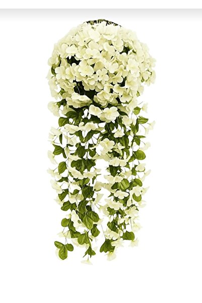 etxShop Duvar Süsü Yapay Çiçek Sarkan Begonvil Sarmaşık Çiçeği Menekşe