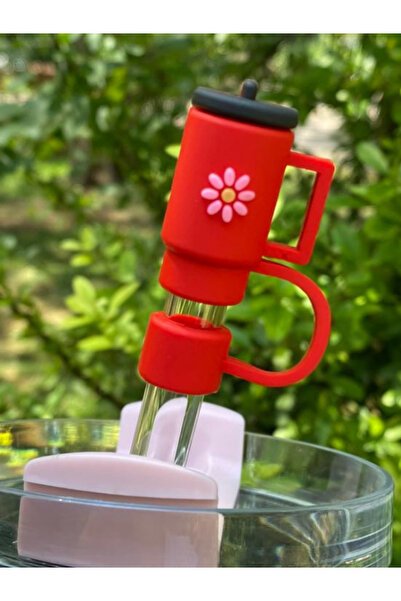 madamina 1 قطعة غطاء ماصة 10 مم لغطاء ماصة من السيليكون لغبار غطاء ماصة على ش...