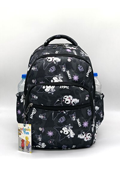 Bevitton Girl First School Bag |   Character Pattern |   3L Capacity |   Black