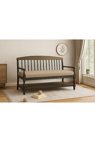 SAFEMAN Iç Ve Dış Mekan Güneş Dayanımlı Bank Minderi krem 100-45-8 Cm Sandalye Minderi ticaretjet