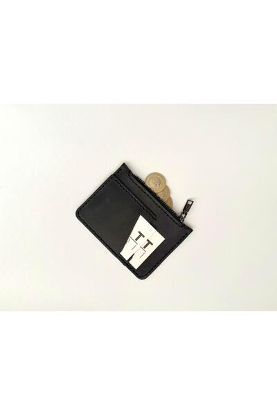 natderi Genuine Leather Mini Wallet with Card Holder and Coin Compartment