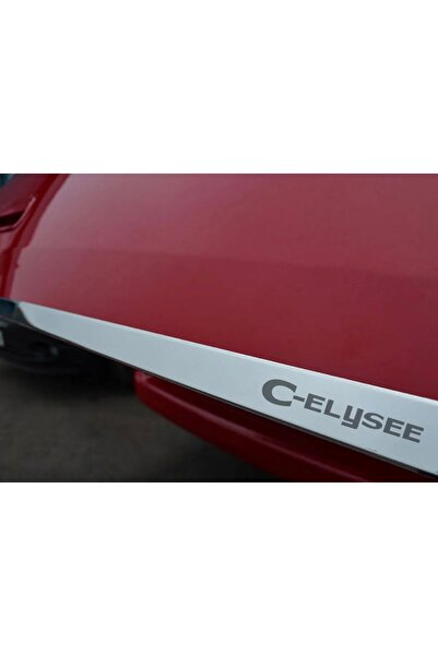 CarEste CITROEN C-ELYSEE YAZILI KROM BAGAJ ALT ÇITASI