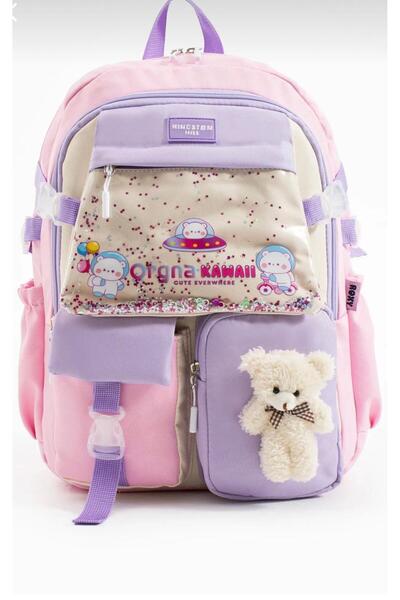 Dainty Bag Elementary School Korean Model Triple Bag Nutrition Pen Holder Set