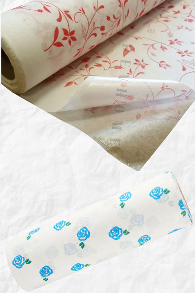 devhome 8 Pieces Disposable Table Cloth Liquid Proof (1 Roll) Disposable 100X120 cm Picnic Tableware Paper