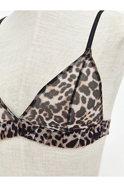 LC Waikiki Create Your Style from Uzg Store |   Unpadded Leopard Pattern Bralette Without Underwire