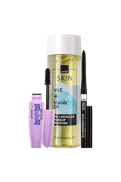 AVON Avon Eyeliner and Mascara Set, Black, 10 ml mascara, 0.28 g eye liner