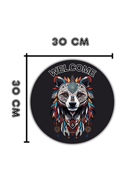 Dormot Μοντέρνο Ξύλινο Στολίδι Πόρτας - Μαύρο Στολίδι Πόρτας Τοίχου - Στολίδι Πόρτας εξωτερικού χώρου