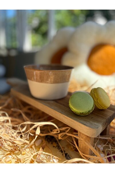 Vaveyla Sanat El Yapımı Stoneware Karamel & Krem Kase – Modern Seramik Çorba,...