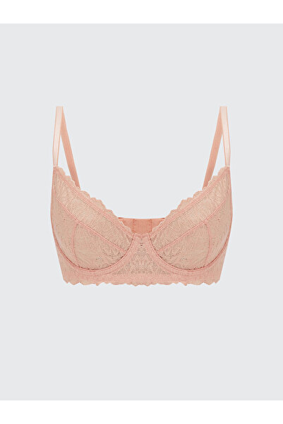 LC Waikiki Σουτιέν με ροζ δαντέλα χωρίς επένδυση