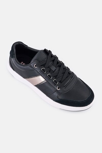 SKECHERS Women C-Lites-Daily Lace Up Outdoor Shoes, Black