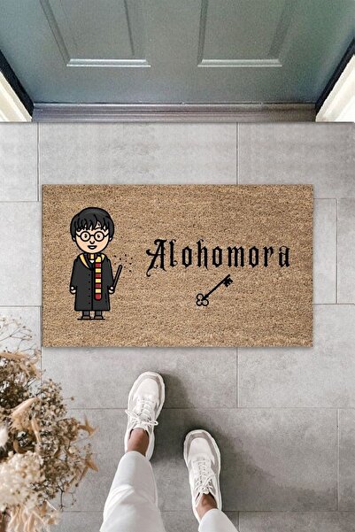 Dormot ممسحة مزخرفة بطبعة هاري بوتر ألوهومورا الحديثة مقاس 70 × 45 سم