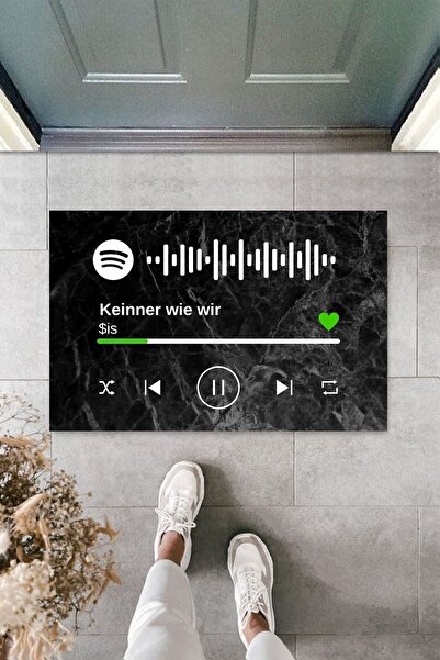 Dormot Modern Dijital Baskı - Kişiye Özel Spotify Kodlu Kişiye Özel Kapı Önü ...