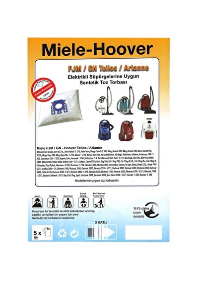 Ürkmez Ticaret كيس غبار للمكنسة الكهربائية من ميلي، ضمان المستورد، 20 قطعة، أ...