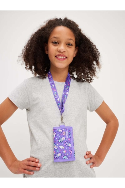 SMIGGLE Original Wonder World Wallet with Neck Strap