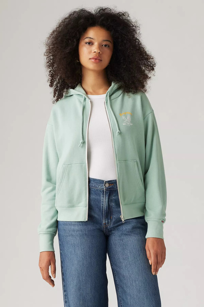 Levi's Pamuklu Regular Fit Kapüşonlu Crop Sweat SWEAT A8811