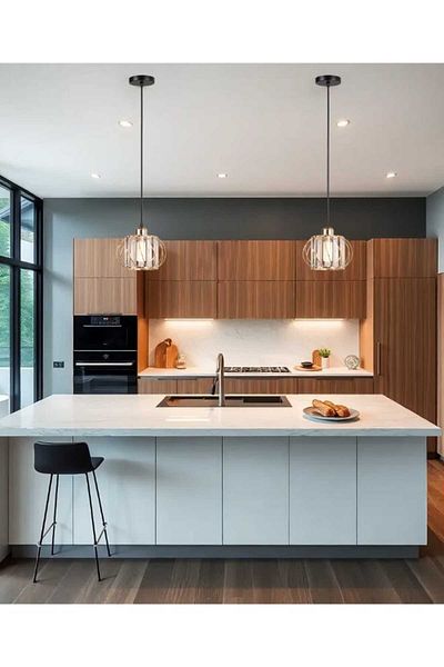 best power Modern Pendant Lamp Glass 2241-1 with Metal Frame – E27 Base – Adjustable Height up to 80cm