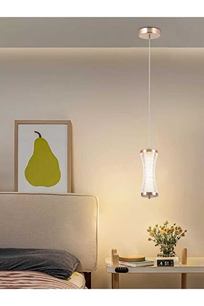 best power Modern LED Acrylic Pendant 6130 with 3 Lighting Modes, 12W Power, 180CM Adjustable Length