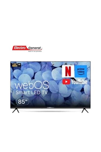 Electro general شاشة 85 بوصة 4K سمارت ويب