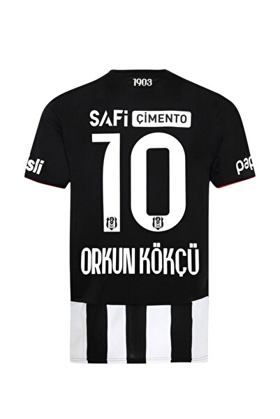 Marka Extra Orku.n Kökç.ü- 10 Beşik.tâş- 2025/2026 Yeni Sezon Siyah Beyaz Çub...