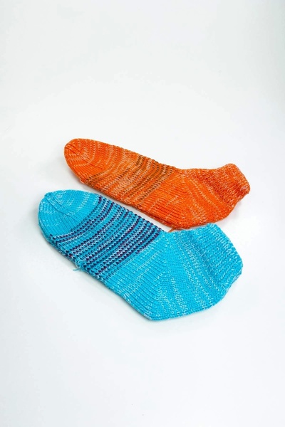 No8 Home 2 Pairs Hand Knitted Winter Stylish Women's Woolen Booties Set 13
