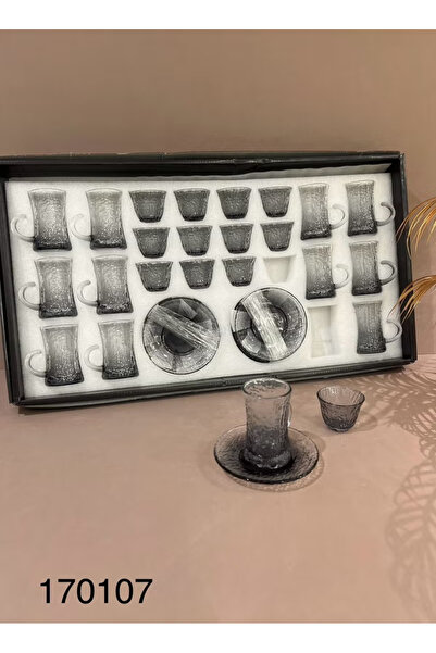 Alamtiaz طقم أكواب شاي و فناجين قهوة مع صحون 36 قطعة