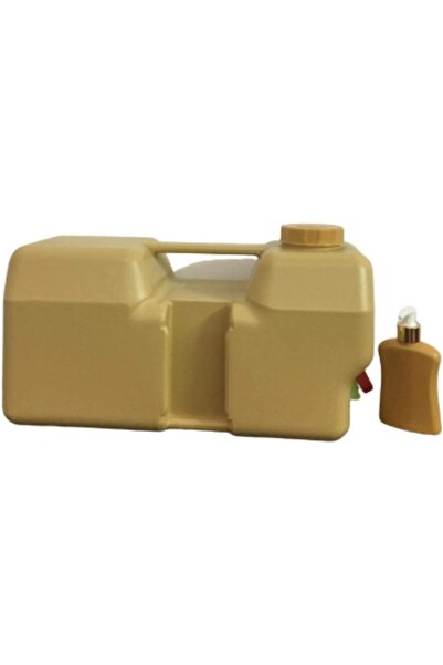 erorex Water Pond 20 Liters Plastic Reinforced Light Brown Color With A Box Of Soap