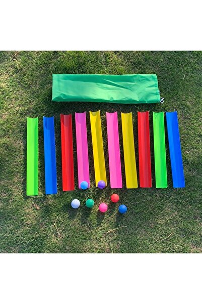 erorex Team Building Activities: Pipeline Challenge Game Construction Game Includes 10.5 Tubes 1 Golf Ball