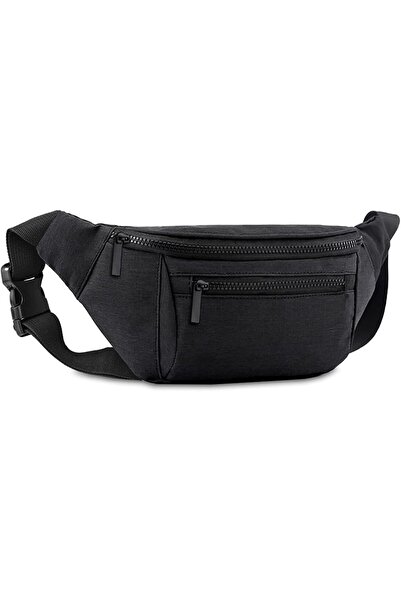 erorex Fanny Pack Men Women Crossbody Waist Bag Pack Lightweight Comfortable Black Waist Bag Belt Bag