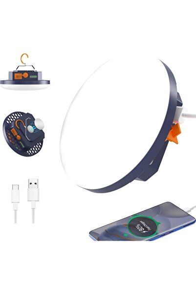 erorex 10000mAh 4000LM Flashlight Portable LED Camping Lantern Rechargeable Light 30W Magnet IPX5