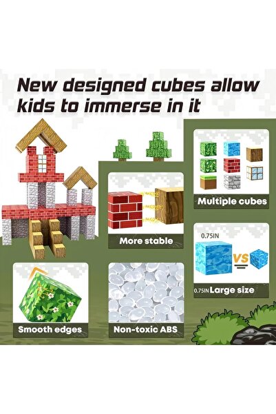 erorex 70 Pcs Magnetic Blocks Build Magnetic Tiles Building Stem Toys Boys & Girl Kids Toddler Toys 3+