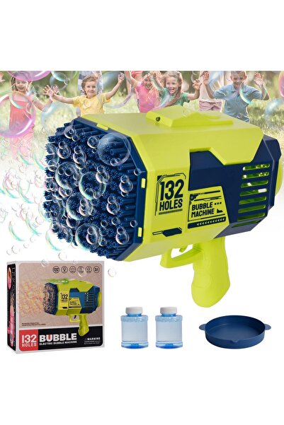erorex Bubble Machine Gun 132 Hole Bubble Gun 5000+ Bubbles Per Min Bazooka Bubble Gun Big Automatic