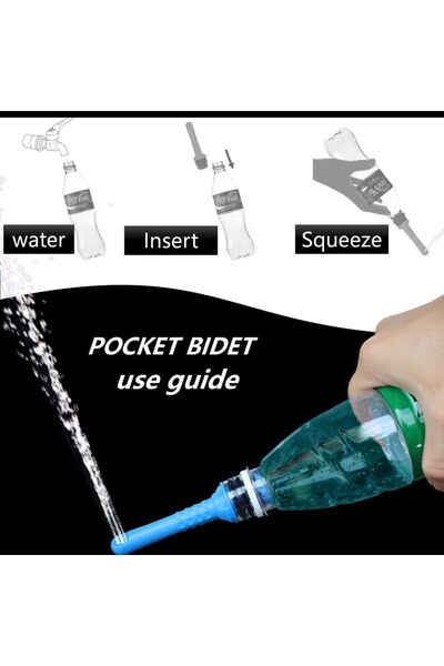 erorex Portable Bidet Toilet 3 Pack Travel Bidet Handheld Camping Bidet Women & Men Compatible Every