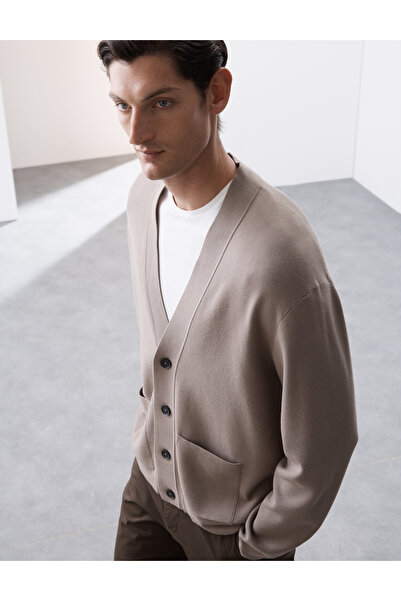 Marks & Spencer Relaxed Fit V-Yaka Hırka
