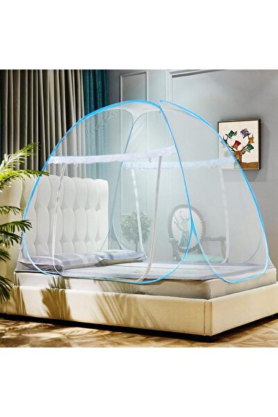 erorex Pop Up Bed Net Tent Bottom Folding Design Bed Canopy Bedroom & Outdoor Trips Easy Install & Wash