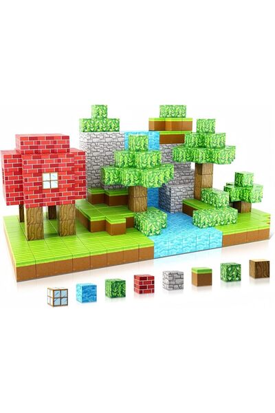 erorex 70 Pcs Magnetic Blocks Build Magnetic Tiles Building Stem Toys Boys & Girl Kids Toddler Toys 3+