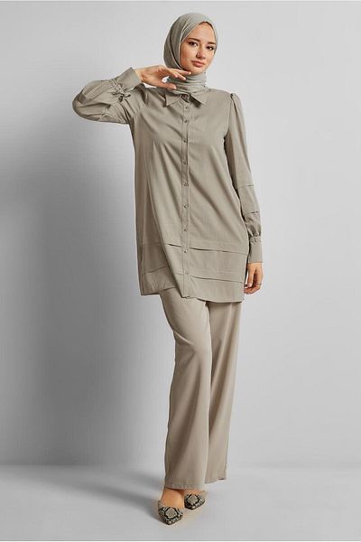 Alvina Shirt Collar Tunic 45379