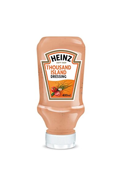 Heinz Rich Thousand Island Salad Dressing Top Down Squeezy Bottle 400 mlTangy Creamy Sauce
