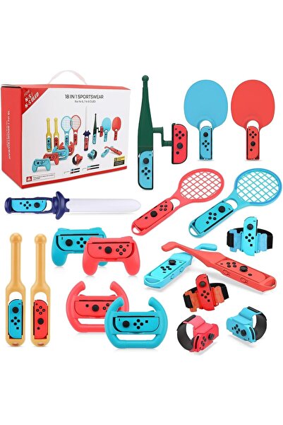 erorex 18 In 1 Switch Sport Accessories Bundle Family Bundle Accessory Kit For Switch Sports Games