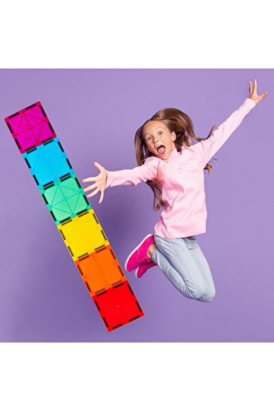 erorex Magnetic Tiles Building Blocks Magnet Toys Kids Stem Approved Educational Toys 3D Magnet Puzzles