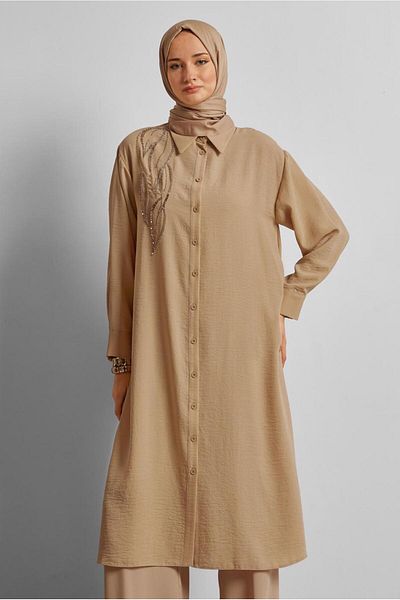 Alvina Beaded Long Tunic 44783
